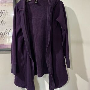 5/20 Active Life Deep Purple Hooded Cardigan